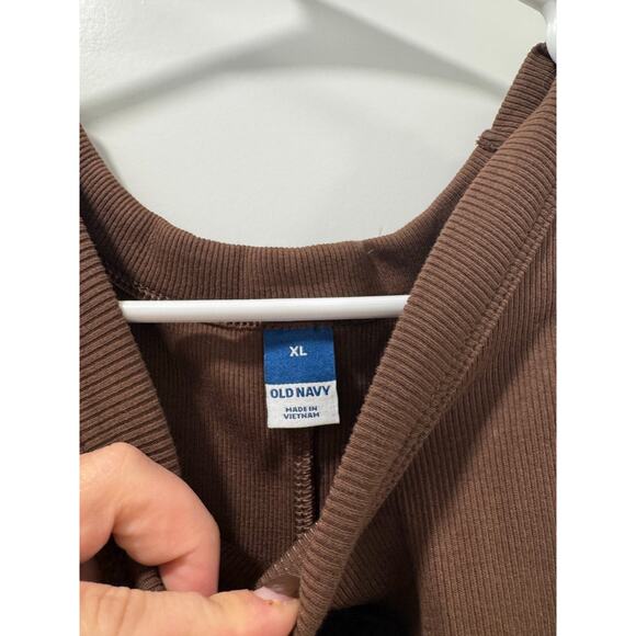 Old Navy Brown Ribbed Dress XL - Picture 3 of 4